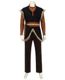 Easy Frozen 2 Kristoff Costume Halloween Men's Cosplay Outfit with Accessories
