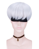 NieR: Automata 9S Cosplay Synthetic Hair with Eye Mask