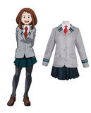 My Hero Academia Tsuyu Asui Ochaco Uraraka Cute Anime Girls Cosplay School Uniform