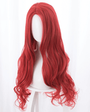 Hot Movie Aquaman Queen Mera Women's Cosplay Long Wig RED