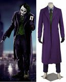 DC Batman: The Dark Knight Classic Joker Cosplay Suit Men's Halloween Cosplay Costume