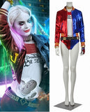 Suicide Squad Harley Quinn Cosplay Costume Joker's Girlfriend Halloween Suits for Cool Girls