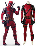 Deluxe Deadpool Wade Wilson Cosplay Costume Halloween Men's Outfit Whole Set