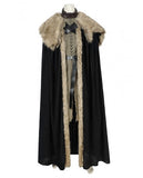 NEW Game Of Thrones Season 8 Jon Snow Halloween Costume With Cloak