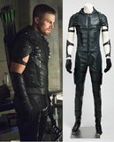 Hot TV Series Green Arrow Season 4 Green Arrow Oliver Queen Cosplay Costume for Men