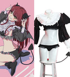 Sexy My Dress Up Darling Marin Kitagawa Cosplay Little Devil Lingerie Outfit BLACK