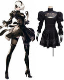 Hot NieR: Automata 2B Cosplay Dress Yorha No. 2 Type B Cosplay Costume Black