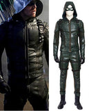 Green Arrow Season 5 Oliver Queen Cosplay Costume Halloween Cosplay Outfit for Men