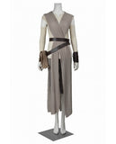 Star Wars: The Force Awakens Rey Costume Girls Halloween Cosplay Chiffon Dress